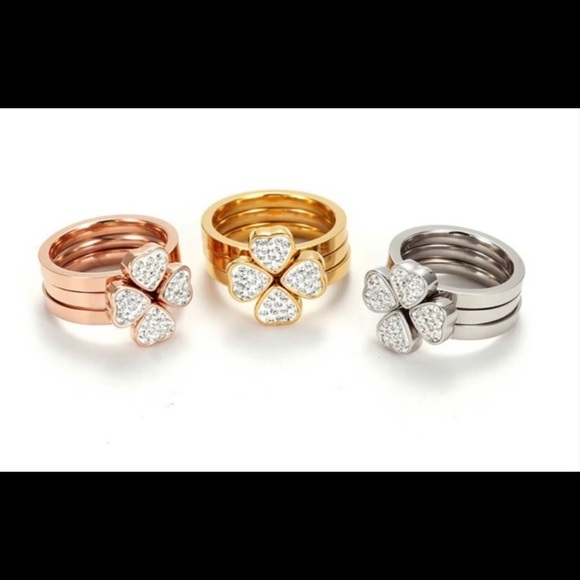 MAH Beads Jewelry - Clover Ring Set
